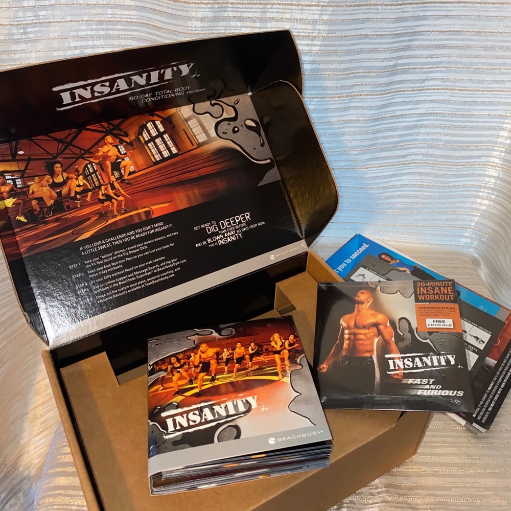 Insanity by beachbody workout base set